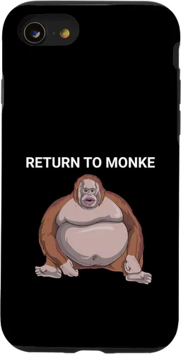 Vista 18 de Reject Humanity Return to Monkey Uh Oh Stinky Funny Monke Case for iPhone 17