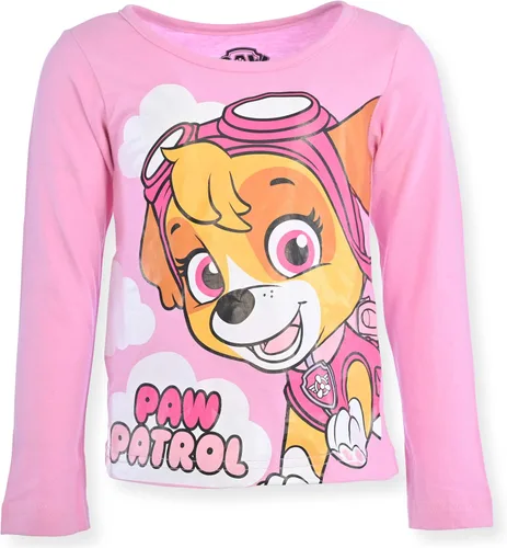 Vista 3 de Paw Patrol Everest and Skye Girls 3 Pack Long Sleeve T-Shirts - BlueGreyPink