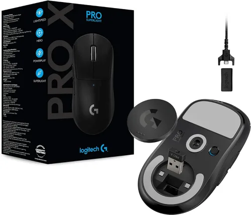 Vista 10 de Logitech G PRO X Superlight - Mouse inalámbrico para juegos, color negro