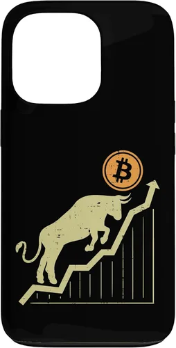 Vista 10 de Bitcoin Bull Graph Bullish BTC Crypto Cryptocurrency Trader Case for iPhone 17