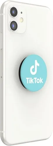 Vista 6 de PopSockets - Agarre para teléfono con soporte expansible, TikTok PopGrip - Tik Tok Blue