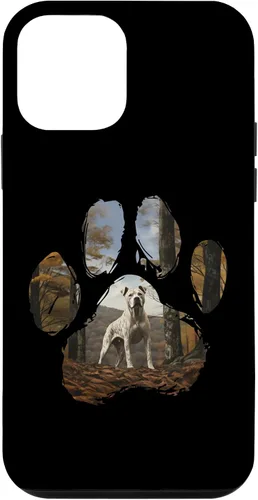 Vista 12 de iPhone 15 Dogo Argentino Mountain Paw Design Dog Mom Dad Case