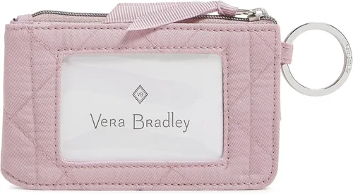 Vista 13 de Cartera de lujo de sarga con cremallera y protección RFID para mujer