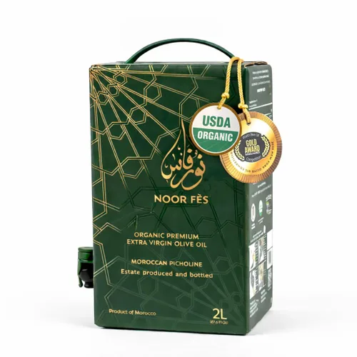 Vista 12 de NOOR FÈS EVOO Set de regalo Más de 20 premios USDA Orgánico 584 mg/kg de alto en polifenoles Virgen extra Finca de origen único Aceite