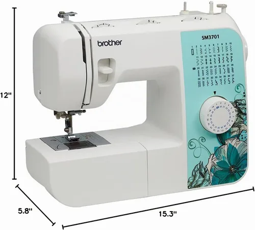 Vista 5 de Brother SM3701 37-Stitch Free Arm Sewing Machine