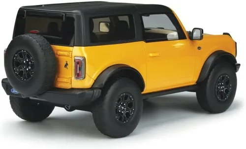 Vista 3 de GT Spirit Ford Bronco Wildtrak 2021, Cyber Orange Metallic US044 - Auto de juguete de resina a escala 1/18