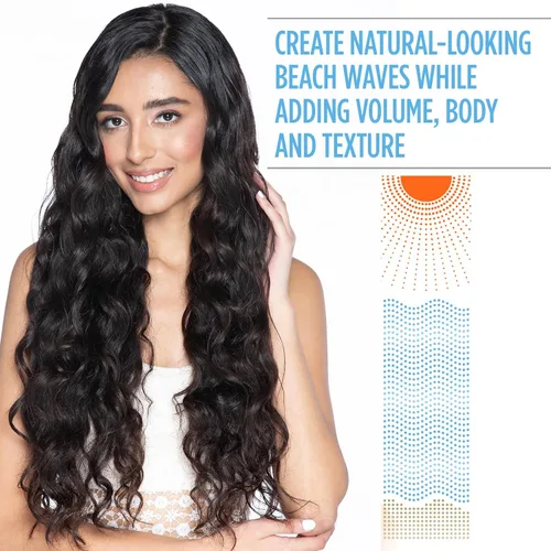 Vista 2 de BioSilk Beach Texture, Spray de sal de estilo para ondas naturales y textura, sin sulfato, parabeno y crueldad, 5.64 oz