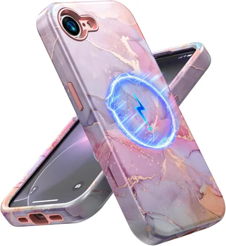 Vista 8 de Magsafe - Funda protectora para iPhone 13/14, a prueba de golpes, a prueba de caídas, funda inalámbrica para parachoques, protección híbrida