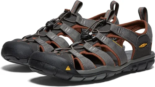 Vista 4 de KEEN Sandalia Clearwater CNX de cuero para hombre