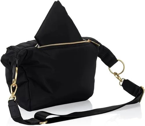 Vista 9 de Itzy Ritzy's Ritzy Pack Fanny Pack & Crossbody Diaper Bag - Multi-Use Lightweight Bag Features 6 Pockets & an Adjustable Strap - Wear As a