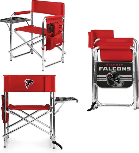 Vista 14 de Picnic TIME NFL Unisex-Adult NFL Sports Chair with Side Table, Beach Chair, Camp Chair for Adults