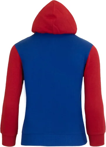 Vista 2 de Nintendo Super Mario Bros. - Sudaderas con capucha para niños, Mario y Luigi con cremallera para niños
