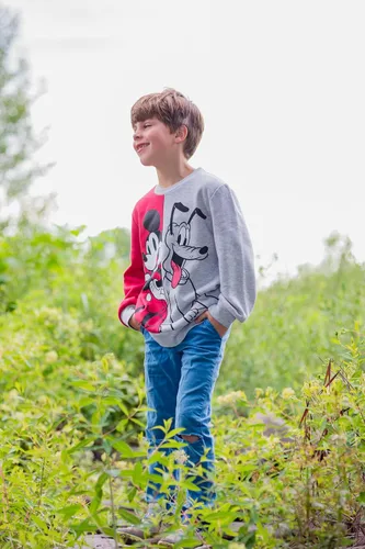 Vista 2 de Disney Lion King Mickey Mouse Pixar Cars Lightning McQueen Simba Pluto Sweatshirt Toddler to Big Kid