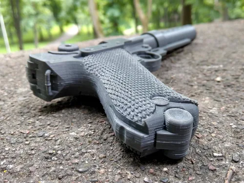 Vista 6 de Arma de pistola hecha a mano Jyn Erso A180 Blaster Prop Gun
