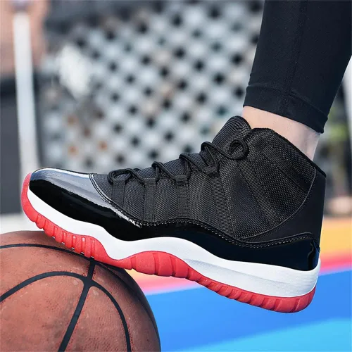 Vista 7 de Zapatos de baloncesto para hombre, zapatos casuales, zapatos deportivos, zapatos cruzados, zapatos casuales para caminar
