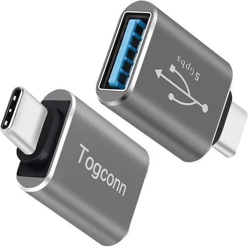 Vista 14 de Adaptador USB C a Micro USB, paquete de 2 unidades, USB tipo C (hembra) a micro USB (macho) Conector de conversión compatible con carga