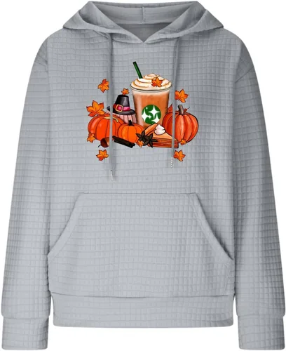 Vista 170 de SHAOBGE Sudaderas con capucha de gran tamaño para mujer, sudaderas con capucha para entrenamiento, suéteres casuales y cómodos trajes de moda