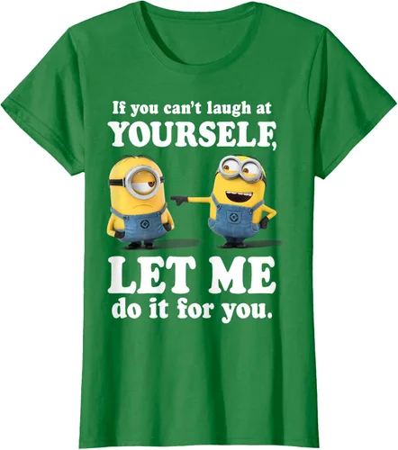 Vista 43 de Camiseta gráfica de Minions de Mi villano favorito: Ríete de ti mismo Negro