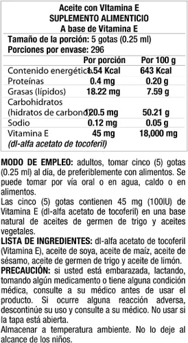 Vista 2 de Nature's Bounty Aceite E 30,000IU, 2.5 onzas líquidas (paquete de 2)