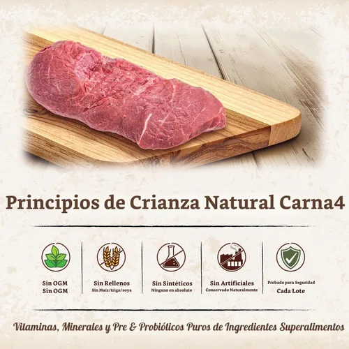 Vista 4 de CARNA4 All Life Stages Easy Chew - Alimento seco para perros con fórmula de venado (2.2 libras, venado)