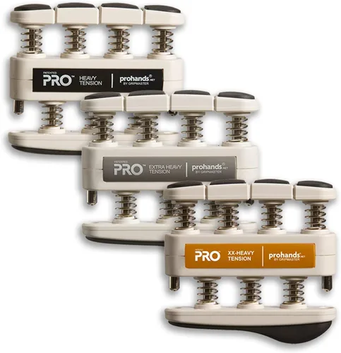 Vista 14 de Prohands PRO Ejercicio de Mano, Ejercitador de Dedos (Fortalecedor de Agarre de Mano), con Resorte, Sistema de Pistón de Dedos, Aislamiento