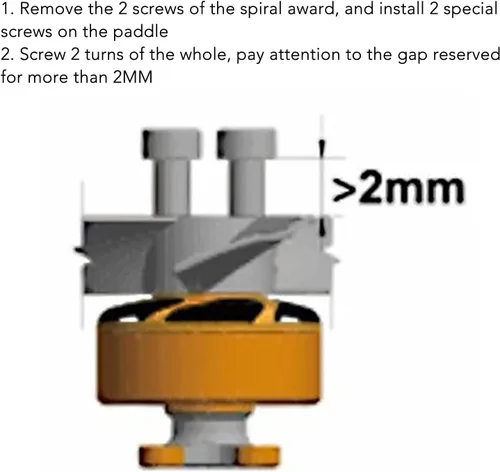 Vista 4 de VBESTLIFE Herramienta de extracción de hélice para drones, herramienta de eliminación de hélice de drones de aleación de aluminio para RC FPV Drone