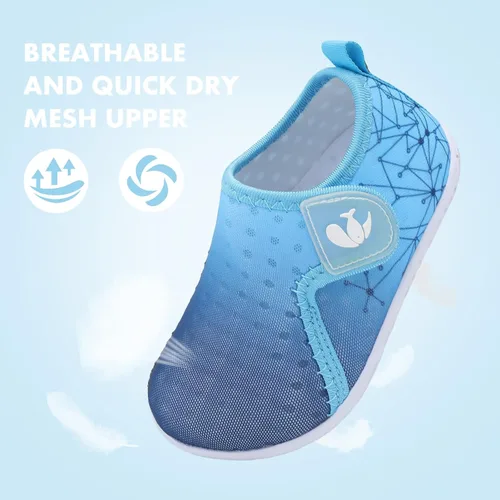 Vista 4 de FEETCITY - Zapatos deportivos acuáticos para bebés, niños y niñas, zapatos de agua de secado rápido para playa y piscina
