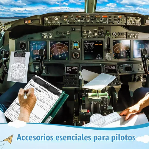 Vista 6 de Relaxweex Aviation Pilot Tool Kit E6b Flight Computer Calculator Kneeboard