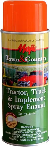 Vista 2 de Majic Paints 8-20974-8 Pintura esmaltada en aerosol para tractor e implemento, aerosol, verde oliva