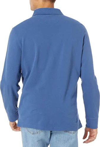 Vista 2 de Tienda Essentials Polo piqué de manga larga para hombre