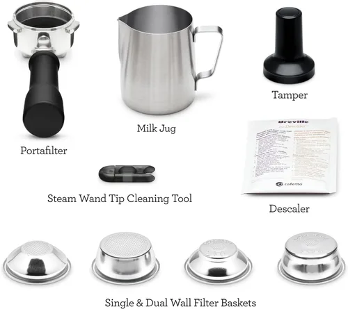 Vista 12 de Breville la máquina de espresso Bambino