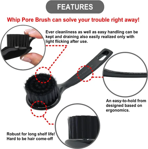 Vista 6 de Cepillo de limpieza facial suave japonés de Whip Pore VESS