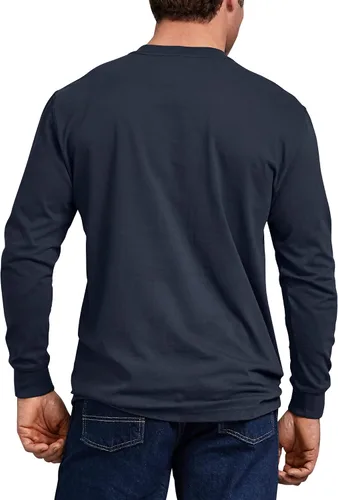 Vista 2 de Dickies Heavyweight camisa de manga larga de cuello redondo Big & Tall para hombre
