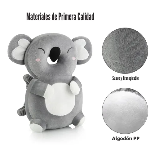 Vista 6 de PandaEar Baby Head Protection Backpack, Toddler Walking Head Protector Protector de cabeza ajustable, cojín de seguridad, protección para la cabeza