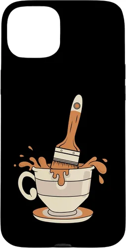 Vista 9 de Painter Coffee - Varnisher Paint Painting Case for iPhone 16