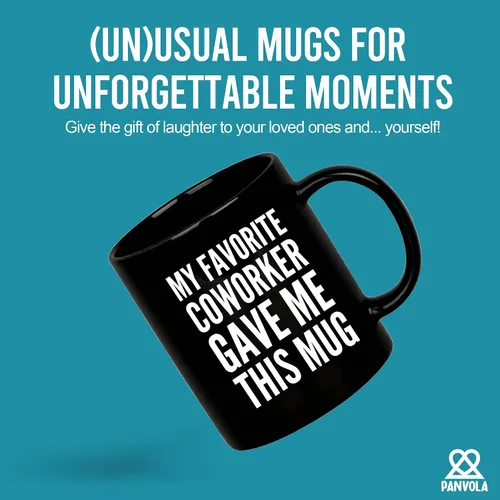 Vista 2 de Mi colega favorito me regaló esta taza Regalo de despedida de colega Gracioso Tazas de jefe de oficina Tazas de café de empleado para despedida Negro