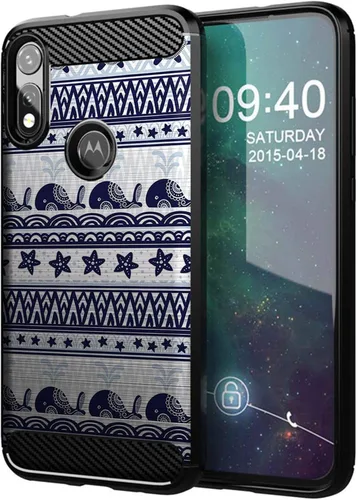 Vista 18 de CasesOnDeck - Funda compatible con Motorola Moto E (2020), diseño delgado, flexible, elegante, de protección contra golpes, funda de poliuretano