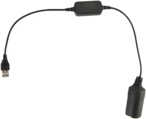 Vista 7 de Enchufe para encendedor de cigarrillos de coche de 12 V, divisor de encendedor de cigarrillos, adaptador de corriente con puerto USB, convertidor