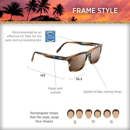 Vista 6 de Maui Jim Waipio Valley para hombre