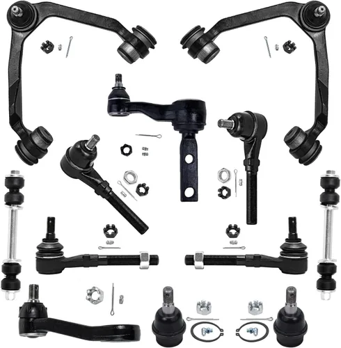 Vista 57 de Detroit Axle - Kit de extremo delantero para Hyundai Sonata XG350 XG300 Kia Optima, 2 brazos de control superiores con juntas de bola, 2 brazos