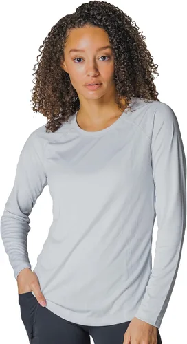 Vista 7 de Vapor Apparel camiseta manga larga con protección solar FPS 50+ para mujer Azul ártico