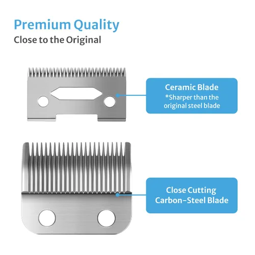 Vista 3 de Cuchilla compatible con cuchillas Wahl Clipper, 1 paquete