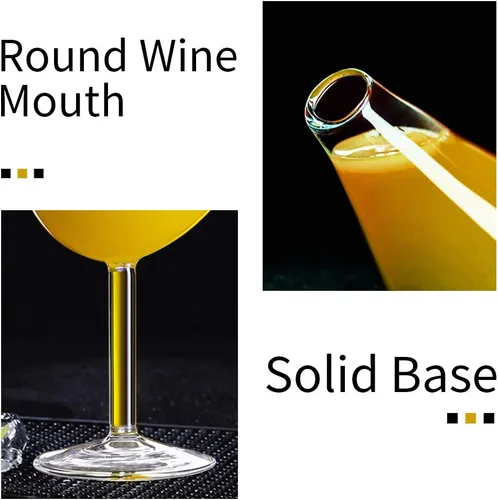 Vista 3 de SuproBarware Copas de cóctel – Copas de vino transparentes para pájaros, juego de 2 copas de 5 onzas para fiestas, bodas