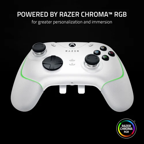 Vista 2 de Razer Wolverine V2 Chroma Wired Gaming Pro Controller for Xbox Series XS, Xbox One, PC RGB Lighting - Remappable Buttons & Triggers - Mecha-Tactile