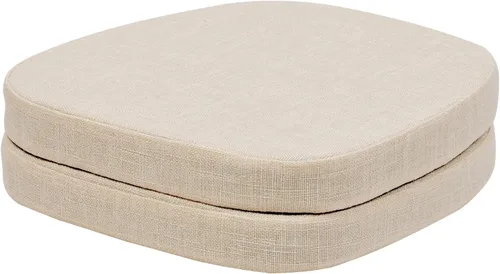Vista 17 de baibu Juego de 2 cojines metálicos de espuma viscoelástica de 14 x 14 pulgadas, diseño de doble capa, antideslizantes, para sillas de comedor, cojín