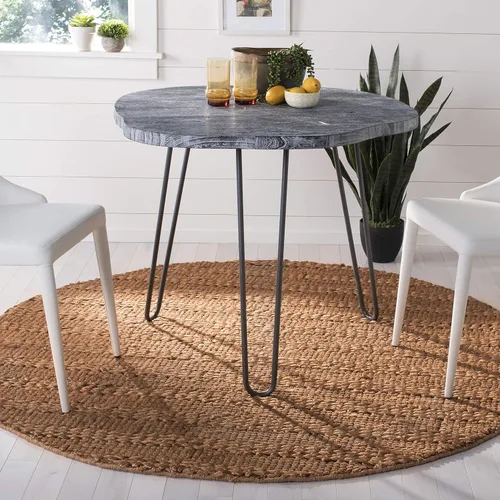 Vista 36 de SAFAVIEH Natural Fiber Collection - Alfombra decorativa de 2 x 3 pies, color lejía, yute hecho a mano, diseño trenzado tejido, ideal para entrada
