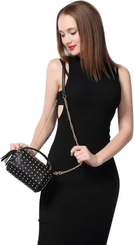 Vista 2 de LOVEVOOK Shoulder Bag Small Side Purse Mini Clutch with Bling Rivets