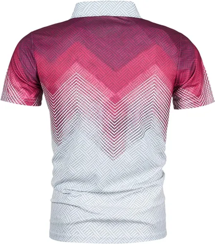 Vista 5 de Conjunto corto de 2 piezas para hombre, conjunto de verano casual, manga corta, polo y pantalones cortos, conjunto deportivo con bolsillos