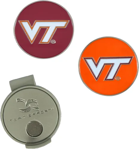 Vista 52 de Insignia redonda y 2 clip magnéticos para sombreros de colegio