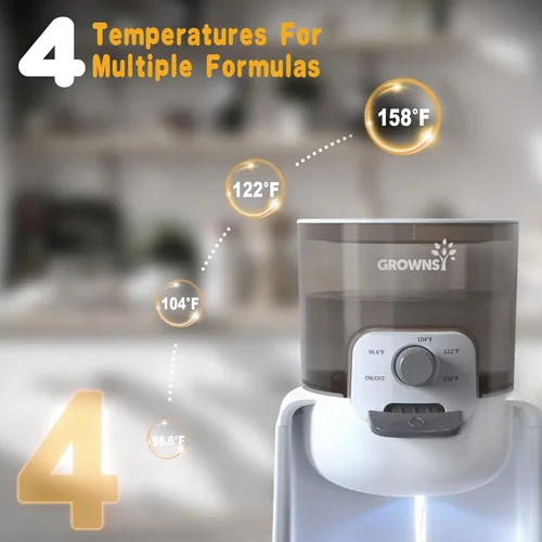 Vista 7 de GROWNSY Calentador de agua y calentador instantáneo para bebés